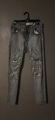 Men s Distressed Street Jeans Skinny Fit 30x32