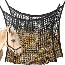 2 PCS Slow Feed Hay Net, Hay Bags for Horses with Large Capacity, Horse Feed Bag