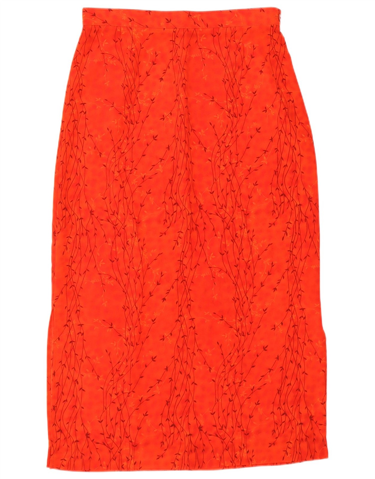 VINTAGE Womens Abstract Pattern Straight Skirt W30 Medium  Red BM37 image 3