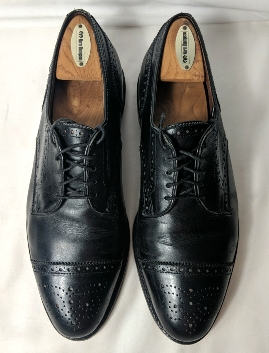 Allen Edmonds Sanford Dress US Size 10 Oxford Cap Toe Bourbon Brogue Leather Allen Edmonds Sanford Dress US Size 8.5 Oxford Cap Toe  main image 2