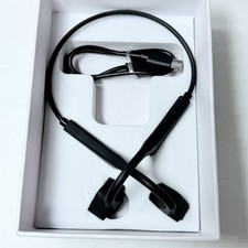 Bone Conduction Open Ear Bluetooth Headphones w Charger Works Tested