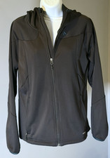 Adidas Climawarm Hoodie Women  s M Black Full Zip Sweat Jacket Athletic Layer