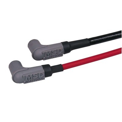 MSD Ignition 3407, Set of 18 Shrink Sleeve Tubing Black Spark Plug Wire