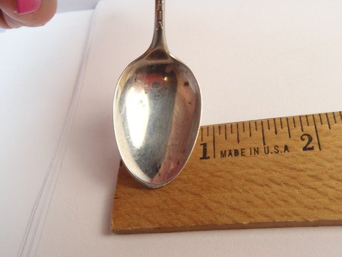 Philadelphia, Liberty Bell Sterling Silver Souvenir Demitasse Spoon 4.25 " - Picture 5 of 9