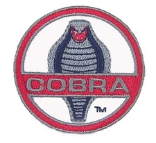 3" Original AC Shelby Cobra Logo Embroidered Patch * Ships FREE to the USA!