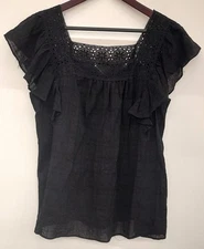 Max Studio Women's Black Size M Blouse