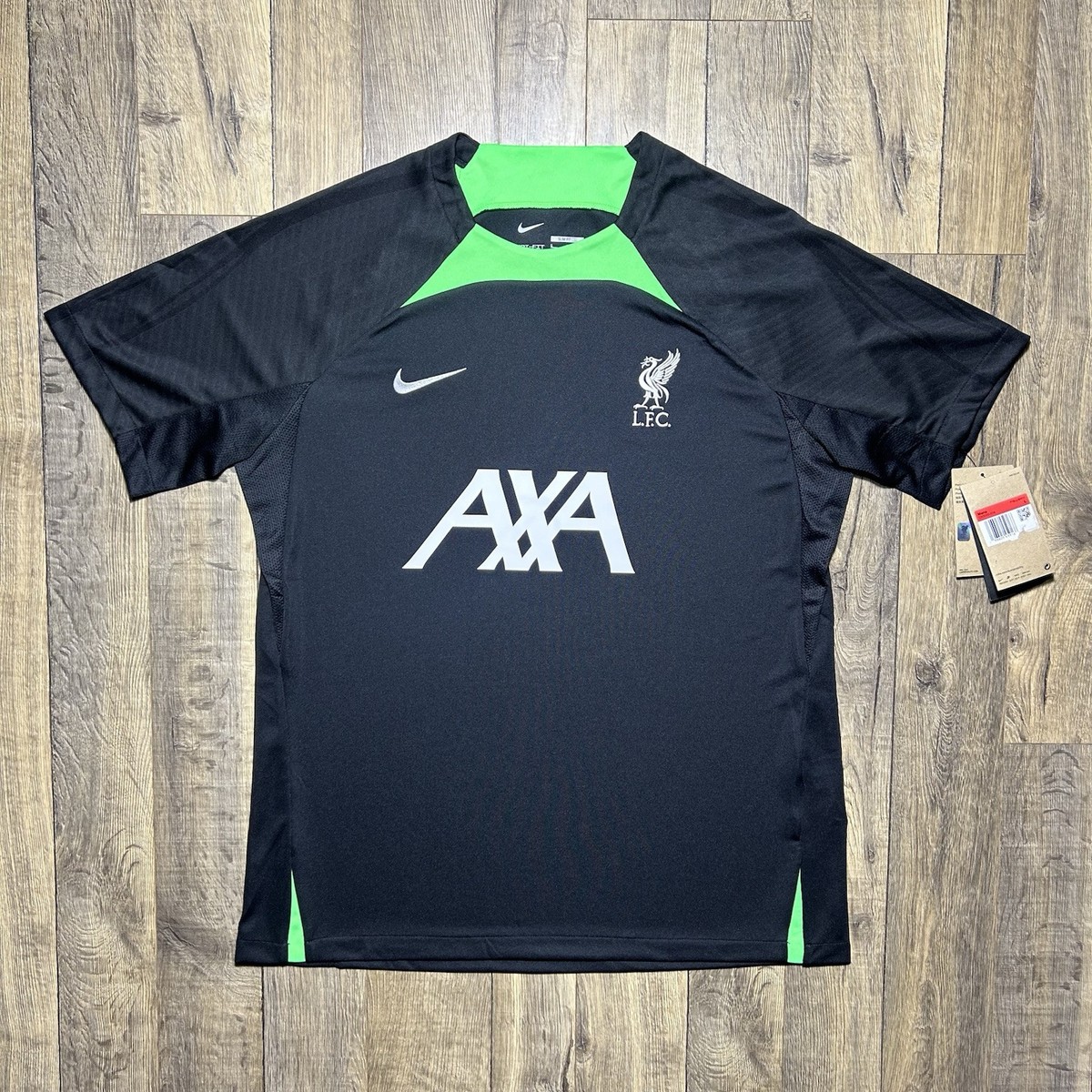 NWT Nike Liverpool 2022/23 Authentic Pre Match Soccer Jersey Black