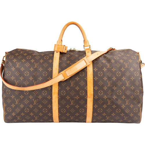 Louis Vuitton Monogram  Keepall 60 Bandoulière Travel Bag    Tasche