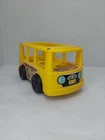 Vintage Fisher Price Little People 1969 Fp-141 Yellow Mini Bus Patches Camp
