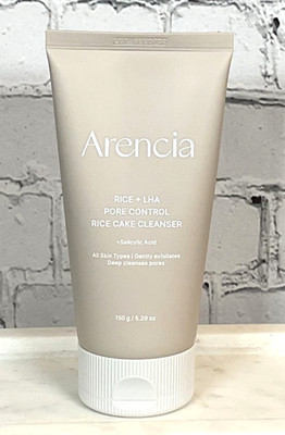 NEW SEALED ARENCIA Rice + LHA Pore Control Rice Cake Cleanser 5.29 oz EXP 05/28