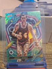 2023 Topps Cosmic Chrome  Equinox Jerry West #58 HOF Aqua Refractor /149