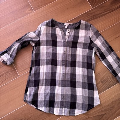 Esprit Blusen Shirt Karierte Elegant Gr. 40 Neu