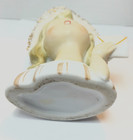 Vintage Little Gird Head w Hat Holding Envelop Planter. — photo 5