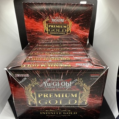 1x YuGiOh Yu-Gi-Oh! 1st Edition Premium Gold Infinite Gold English Box SEALED