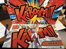 2024-25 Empty Panini Football Absolute Kaboom Calendar Box  Josh Allen