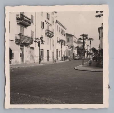 Riva del Garda Italien 1956 - Gebäude Straßen - Altes Foto 1950er