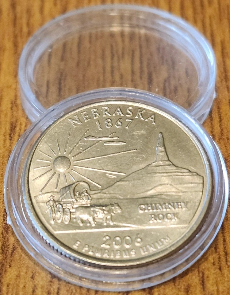 50% Off Sale - 2006D Nebraska State Quarter Collectible Quarter from Bank Rolls - Image 2 of 4