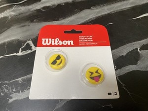 Wilson Emoti-Fun Sunglasses/Tongue-Out Tennis Racket Vibration Dampeners