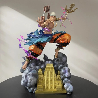 One Piece Enel Figure 28cm Thunder God PVC Statue GK Action Model
