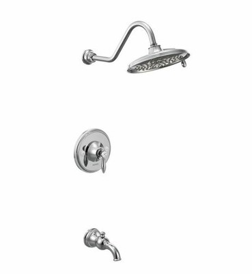Moen Posi-Temp Pressure Balanced Tub &Shower Trim w/Multi-Function Shower Head