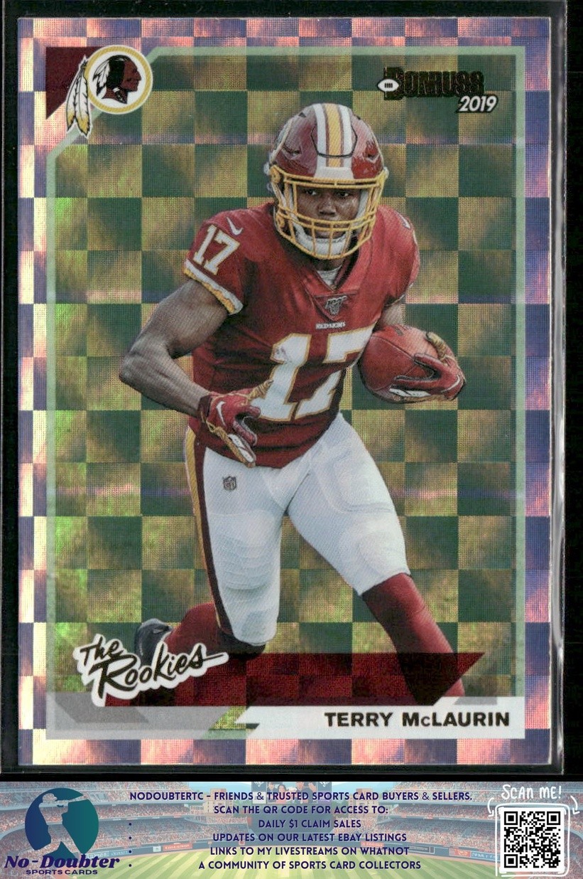 2019 Donruss #TR-29 Terry McLaurin The Rookies Washington Redskins 7.1D