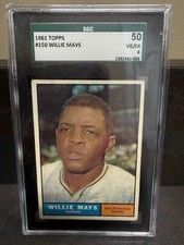 1961 Topps Willie Mays-#150-SGC 4