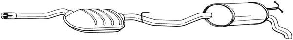 Bosal 288-291 EndschalldäMpfer FüR MERCEDES-BENZ-image