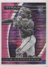 2021 Panini Chronicles Titan Pink Pulsar Prizm Luis Campusano #18 zn0
