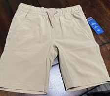 Nautica Big Boys Stretch Moisture-Wicking Jogger Shorts 10R Khaki