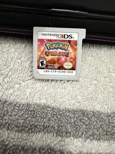 Pokemon OMEGA Ruby Nintendo 3DS Game Cartridge