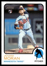 2022 Topps Heritage High Number Jovani Moran Rookie Minnesota Twins #697