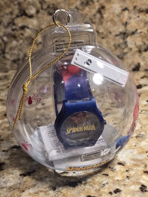 Marvel Spiderman Digital Quartz Watch Gift Bulb Pkg NEW VTG 2000'S 