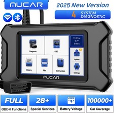 MUCAR CS90 OBD2 Scanner Code Reader 28 Reset Automotive Engine Diagnostic Tool