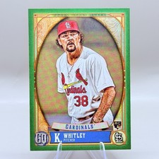 2021 Topps Gypsy Queen #3 Kodi Whitley RC Green Parallel