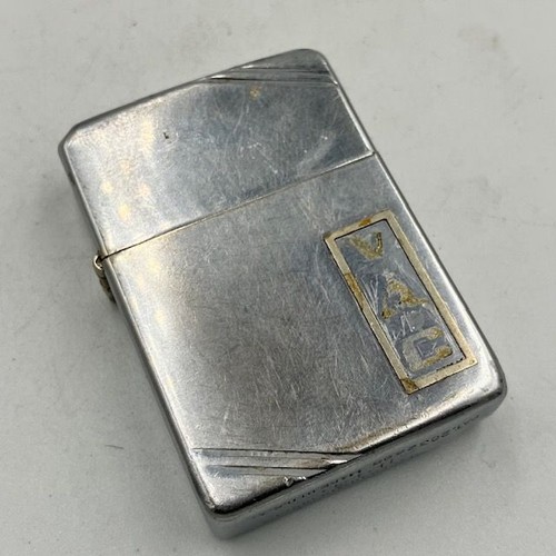 Zippo Feuerzeug 1938 1939 Diagonal Line Metallic Runde Ecke 4 Barrel