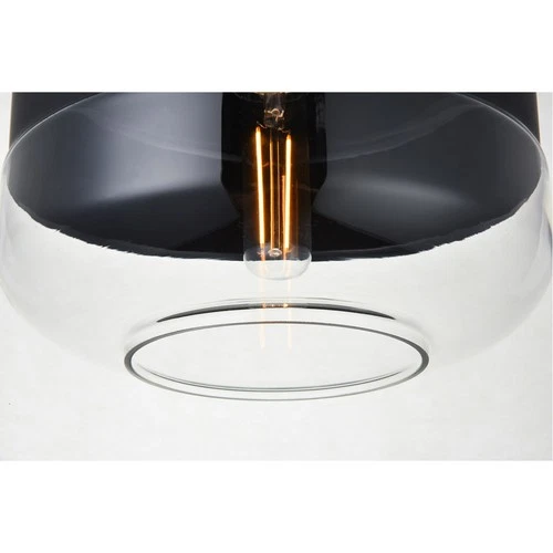 Living District LD2243BK Ashwell 1 Light 9.8 inch Black Pendant Ceiling Light - Picture 3 of 5