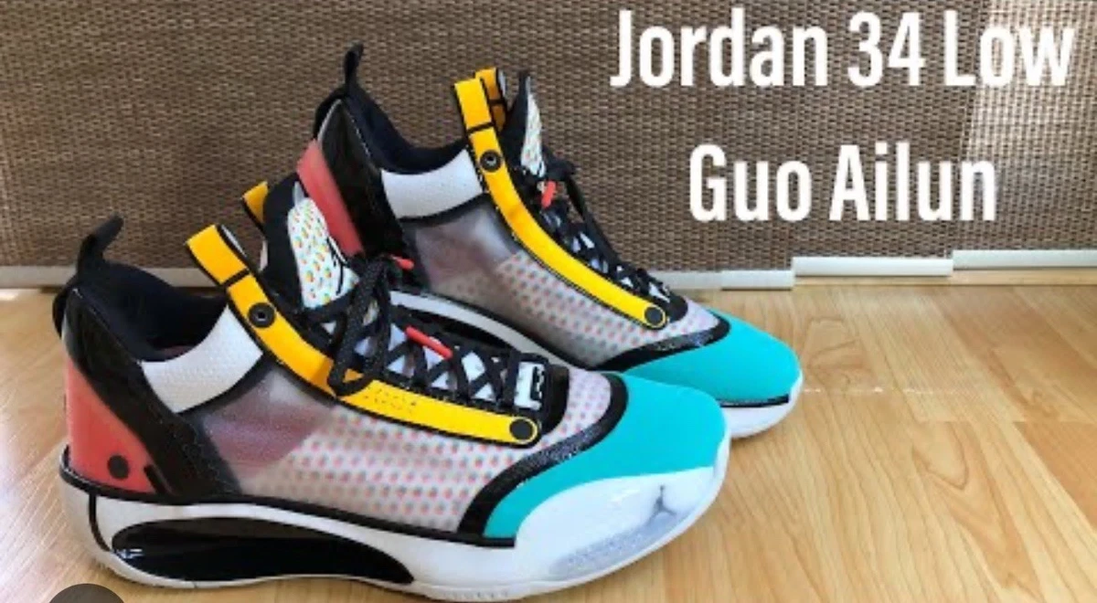 Las mejores ofertas en Guo Ailun x Air Jordan 34 Low Pop Art | eBay