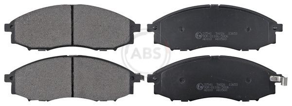 A.B.S. Bremsbelagsatz, Scheibenbremse 37541 FüR Nissan-image