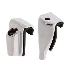 Zinc Alloy Bass Drum Claw Hooks with Black Rubber Gasket Instrument Parts