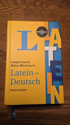 Langenscheidt Abitur-Wörterbuch Latein-Deutsch Klausurausgabe 2025