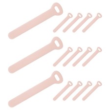 15 Pcs Leather Zipper Puller, 2.6" Zipper Sliders, Pink