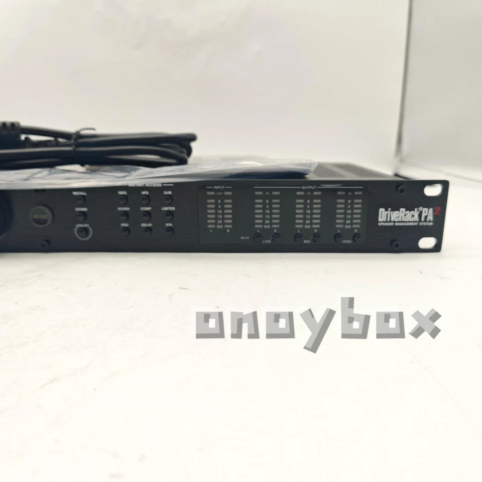 Sistema completo de gestión de altavoces DBX DriveRack PA2 PA2 EE. UU. Foto 4 de 4