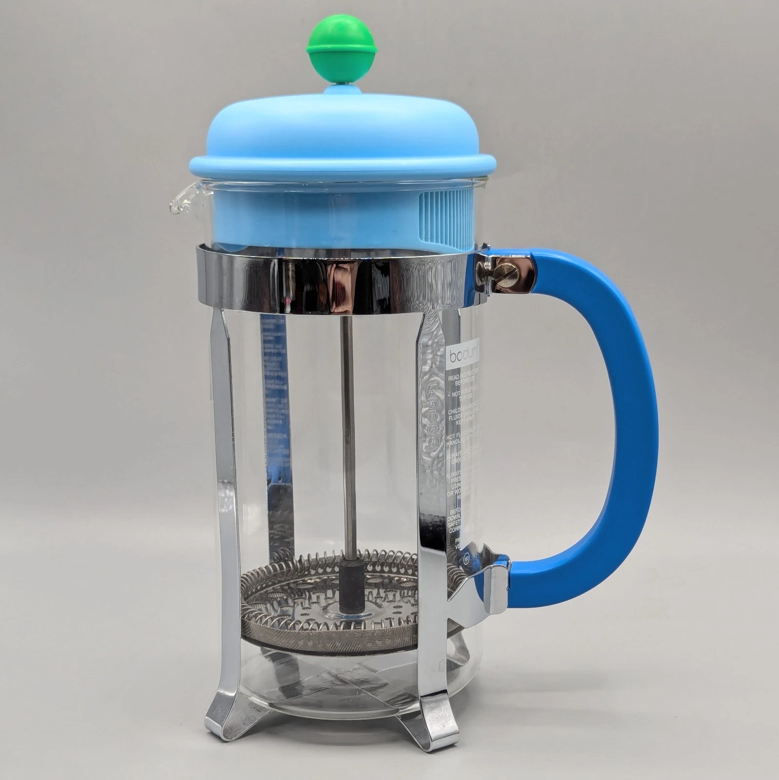 Bodum Limited Edition 70 Anniversary Blue Green Coffee French Press 2014
Opens in a new window or ta
