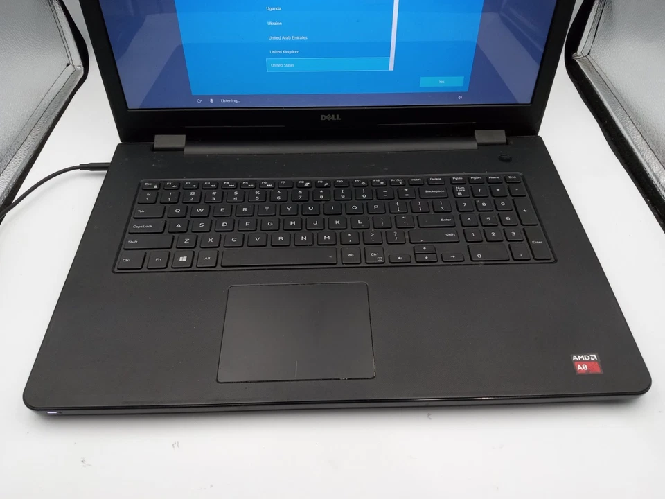 Dell Inspiron 5755 17" Laptop AMD A8-7410 8GB 128GB SSD Windows 10 -READ -RR - Image 2 of 4