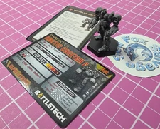 BattleTech Arctic Cheetah / Hankyu Mech - Clan Support Star -RARE - New + Cards!