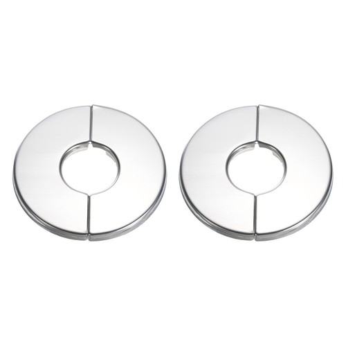 Wand Split Flansch 2 Stück 304 Edelstahl Rund Rosette Platte für 22 mm Rohr - Bild 1 von 5