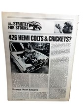 1972 426 Hemi Colts Crickets John Dianna Hot Rod Drag Racing Article 1972 426 Hemi Colts Crickets John Dianna Hot Rod Drag Racing Article
