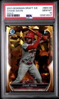 Chase Davis 2023 Bowman Sapphire Chrome #BDC-48 Gold Refractor 1st RC /50 PSA 10