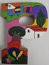 Wooden Letter Hand Painted