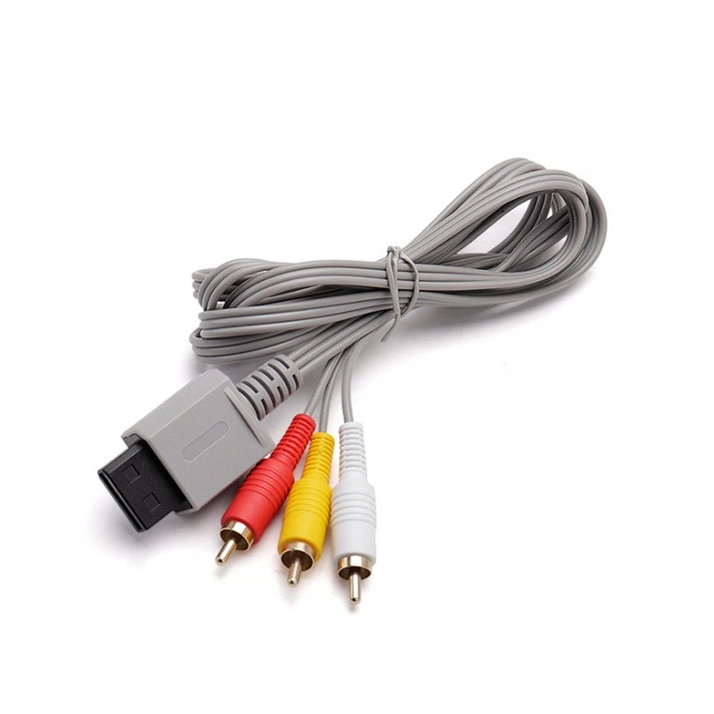 AV Audio Video Composite Cable For Nintendo Wii Game Consoles Gaming Accessories - Image 4 of 4